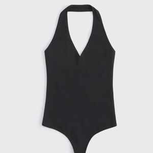 Abercrombie Black Halter Neck Bodysuit